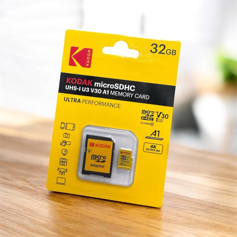 【中壢NOVA-水世界】KODAK 柯達 Micro SDHC 32G【讀取100MB/s】A1 U3 V30