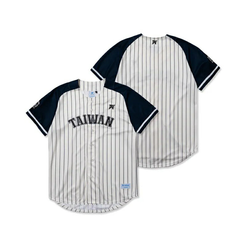 【毒】限量預購-DV TAIWAN 最夯TAIWAN 電繡棒球衣｜米白[預計2月底前出貨]