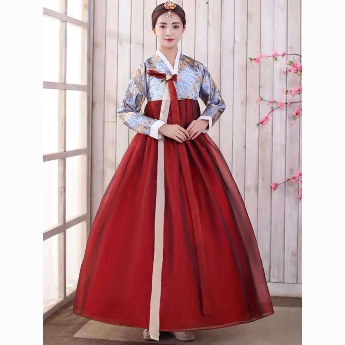 韓服韓國演出服傳統宮廷禮服少數民族服裝朝鮮族民族朝鮮舞蹈古裝