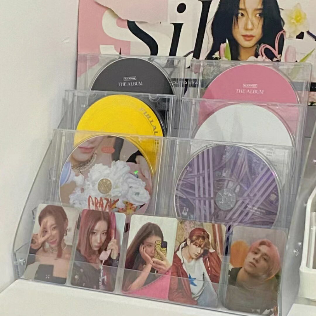 CD架 碟片架 CD收納 cd收納盒墻專輯收藏透明壓克力展示架dvd光碟光碟碟片防塵保護盒