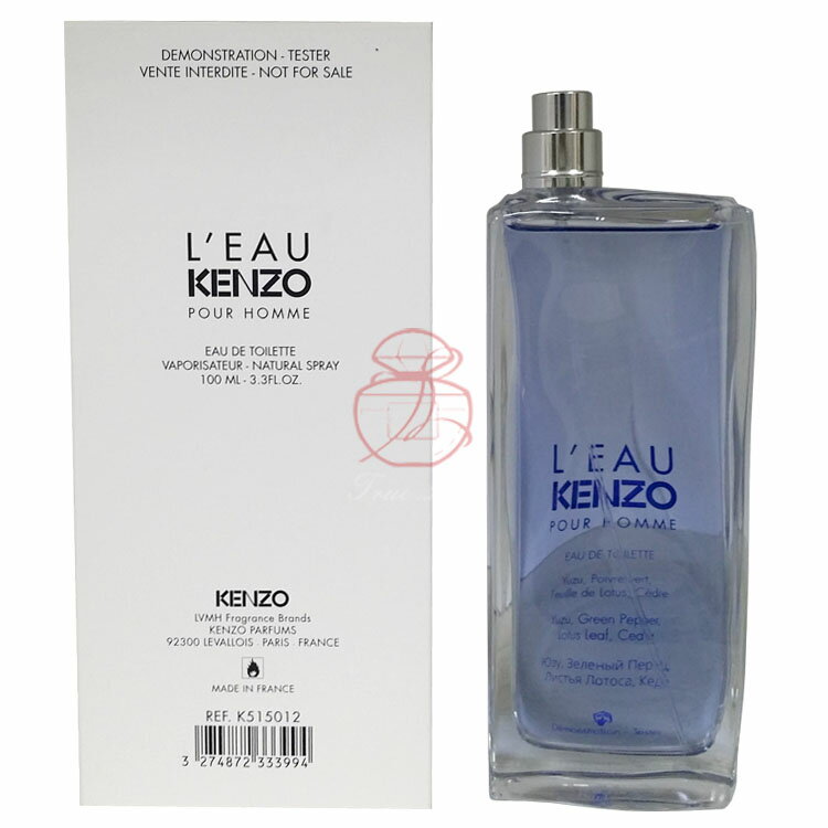 KENZO 風之戀男性淡香水 TESTER 100ML ☆真愛香水★