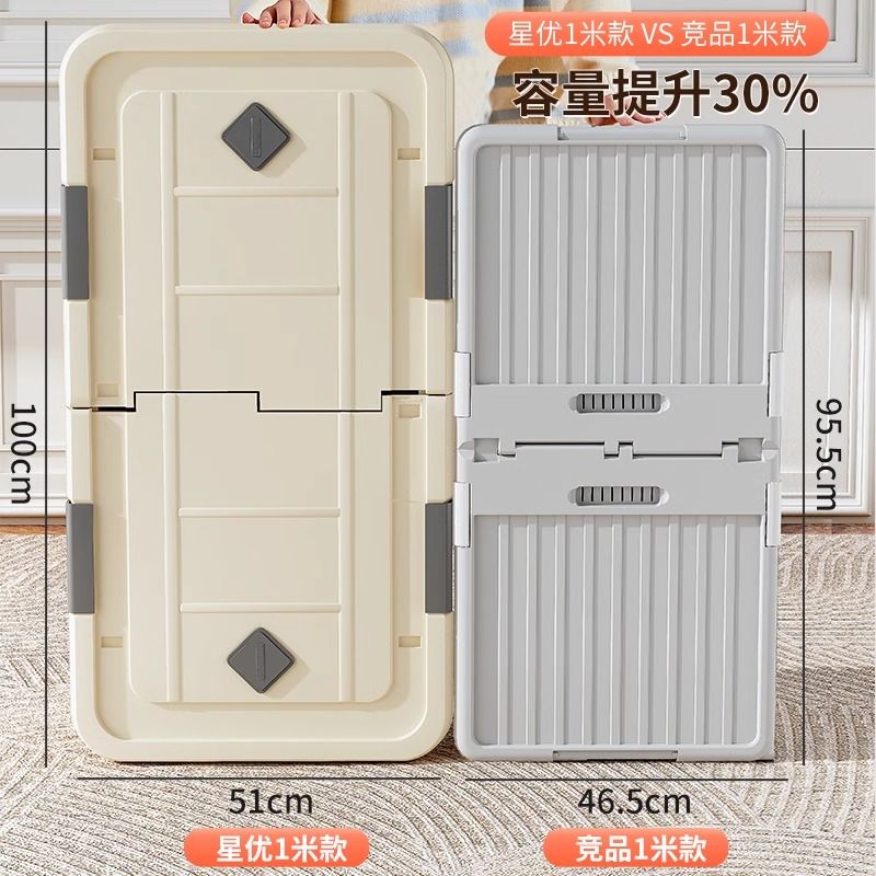 免運 居家收納 衣櫃 折疊衣櫃 免安裝衣櫃 收納櫃 衣服收納箱 床底收納箱帶滑輪扁平抽屜式家用大容量衣服被子整理箱床下儲物箱特惠/開立發票 工廠直銷 特價 s126