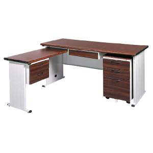 【 IS空間美學】BTHA150L秘書桌(整組)(2023-B-180-5) 辦公桌/職員桌/辦公家具/電腦桌