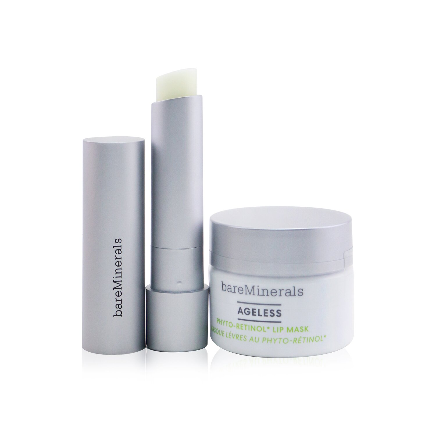 BareMinerals - 日夜雙唇護理：修復緊緻潤唇膏 3.3g+ 修復緊緻唇膜 13g