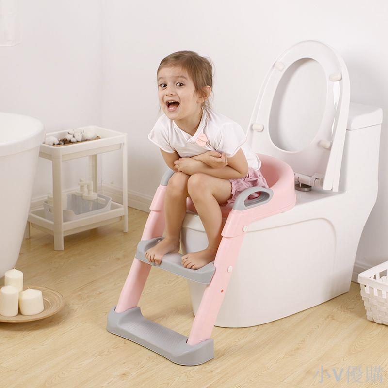 兒童坐便器馬桶梯椅可折疊男女樓梯式嬰兒廁所馬桶架蓋嬰兒座墊圈