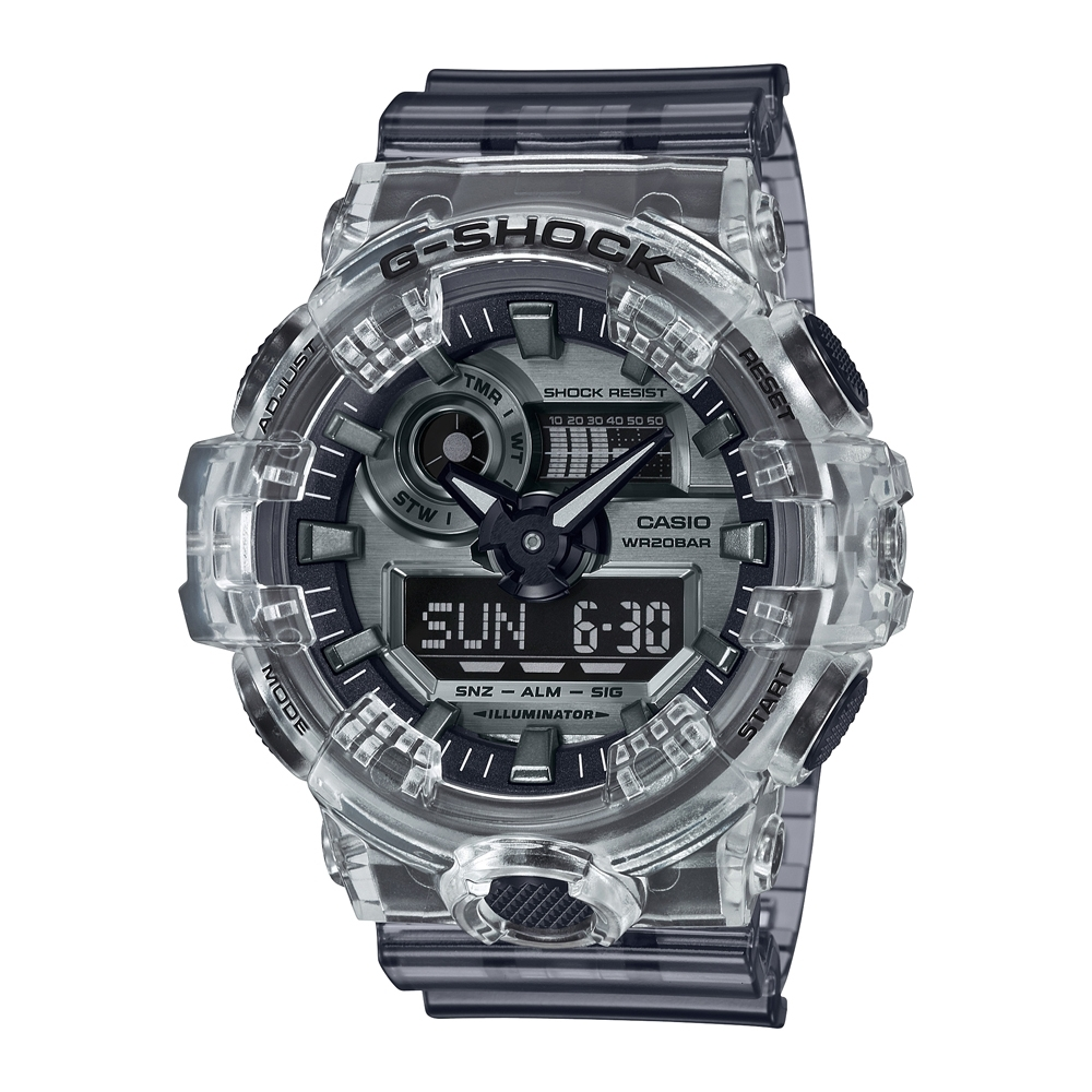 現貨在店 Casio卡西歐 G Shock 半透明系列ga 700sk 1a 53 4mm 大台中時計 Rakuten樂天市場