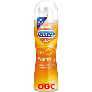 Durex。熱感潤滑液 50ml 情趣用品 水性 按摩油 【OGC株式會社】【本商品含有兒少不宜內容】