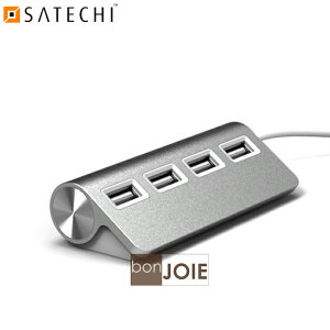 ::bonJOIE:: 美國進口 Satechi Premium 4 Port Aluminum USB 2.0 Hub 鋁合金材質 四孔 集線器 (全新盒裝) 4-Port