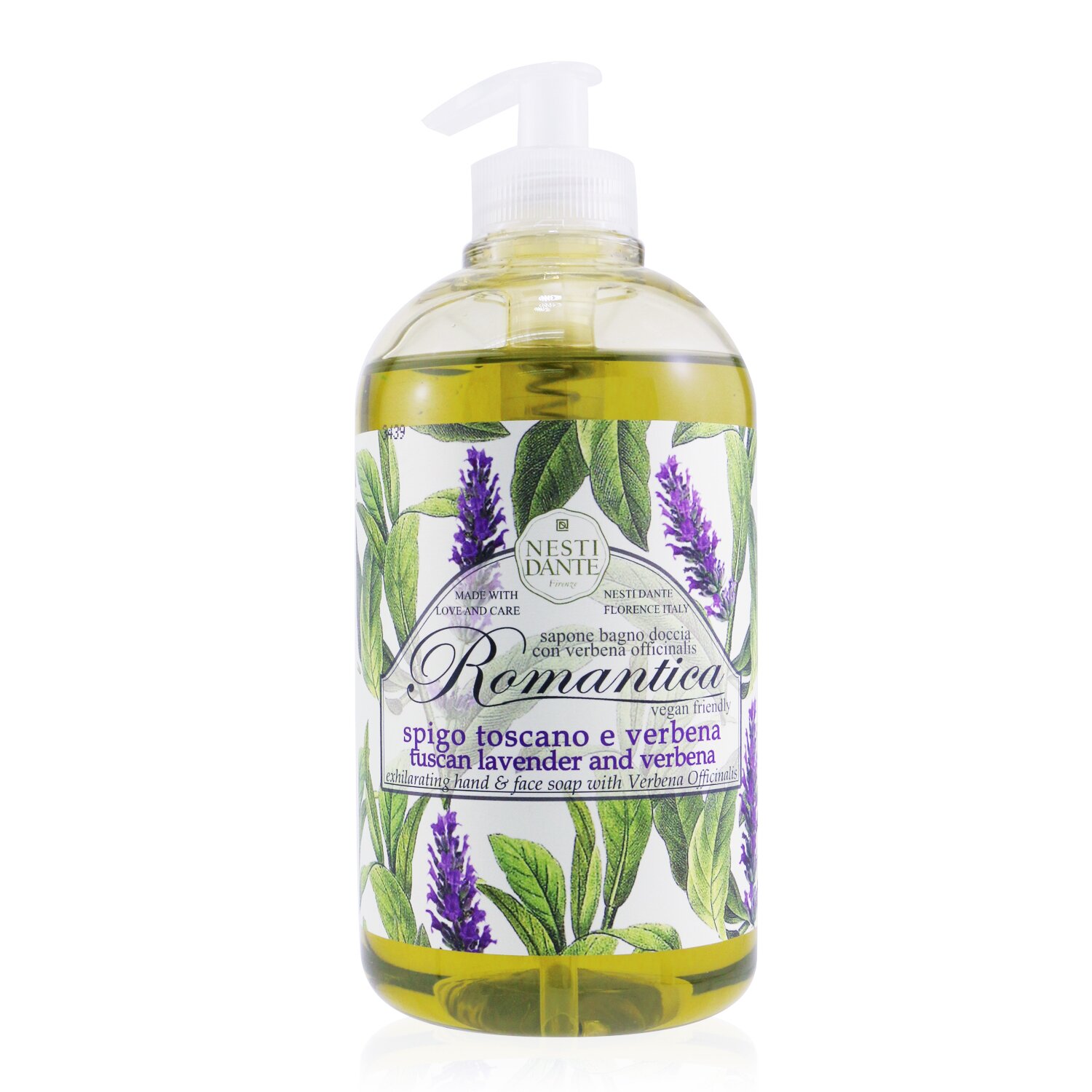 那是堤 Nesti Dante - Romantica Exhilarating Hand & Face香皂 With Verbena Officinalis - Lavender And Verbena