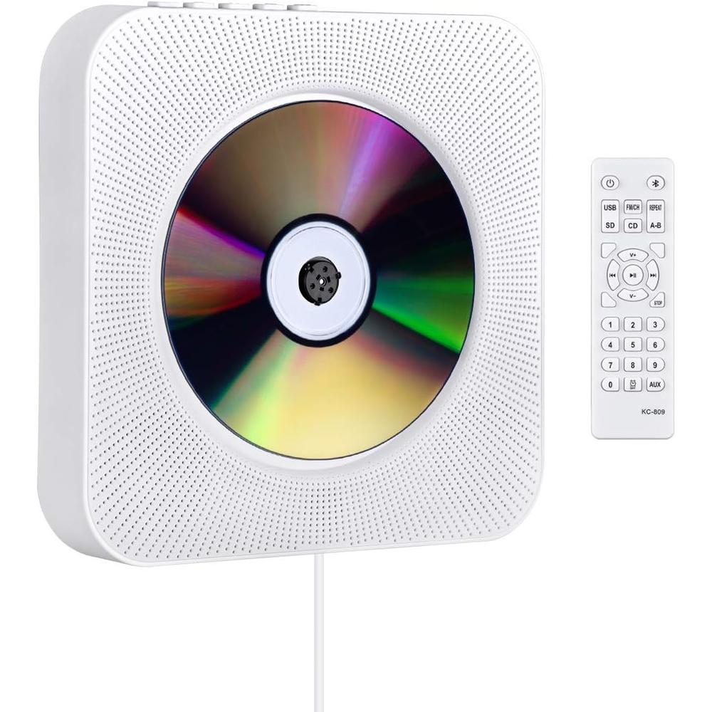【日本代購】Gueray 壁掛式 CD撥放器 藍芽 USB 收音機