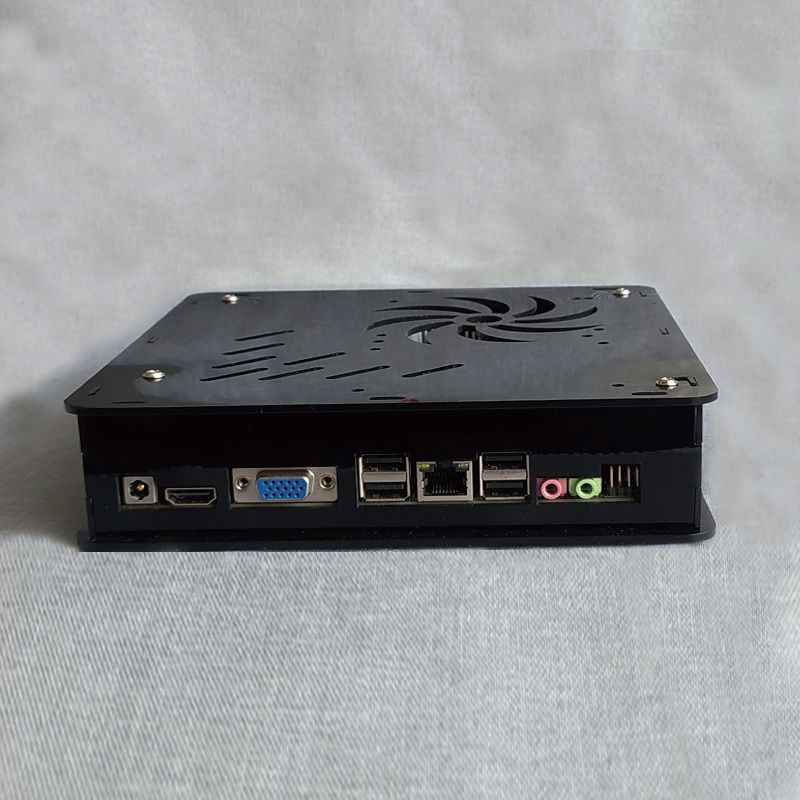 免運/可開發票 家用組裝電腦小主機上網課看手提辦公玩魔獸全套亞克力diy迷你版
