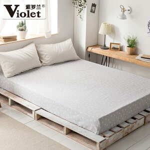 紫羅蘭全棉印花床單單件純棉單雙人學生宿舍床品1.5米1.8米床單