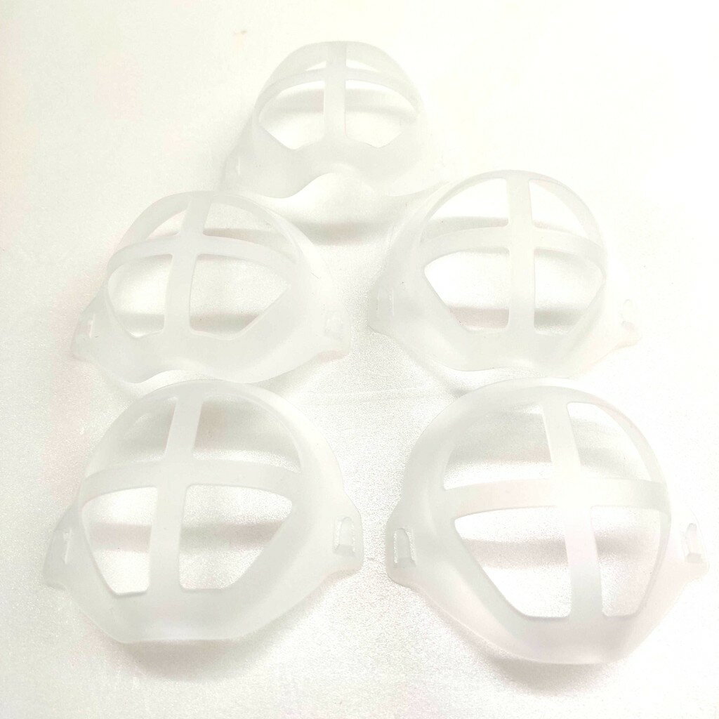 3D 造型 口罩架 - 5入 3D立體口罩支架 可重複使用可水洗(UE4)