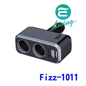 NAPOLEX 雙孔+2USB電源插座2.4A-黑 Fizz-1011【最高點數22%點數回饋】