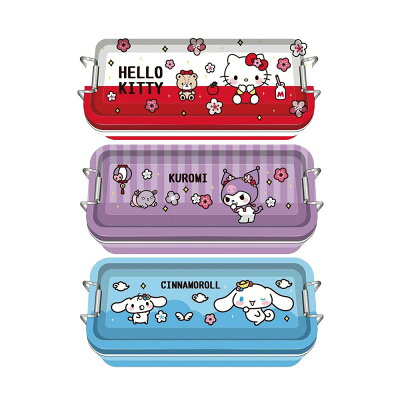 三麗鷗(歡樂系列)鐵扣三層鐵筆盒(款式隨機出貨)【九乘九購物網】