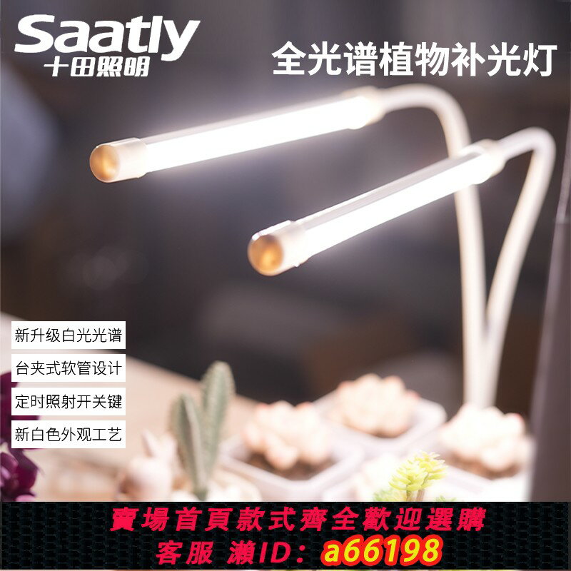 【臺灣公司 可開發票】LED植物補光生長燈全光譜多肉燈仿太陽光譜上色花卉綠植usb夾子燈