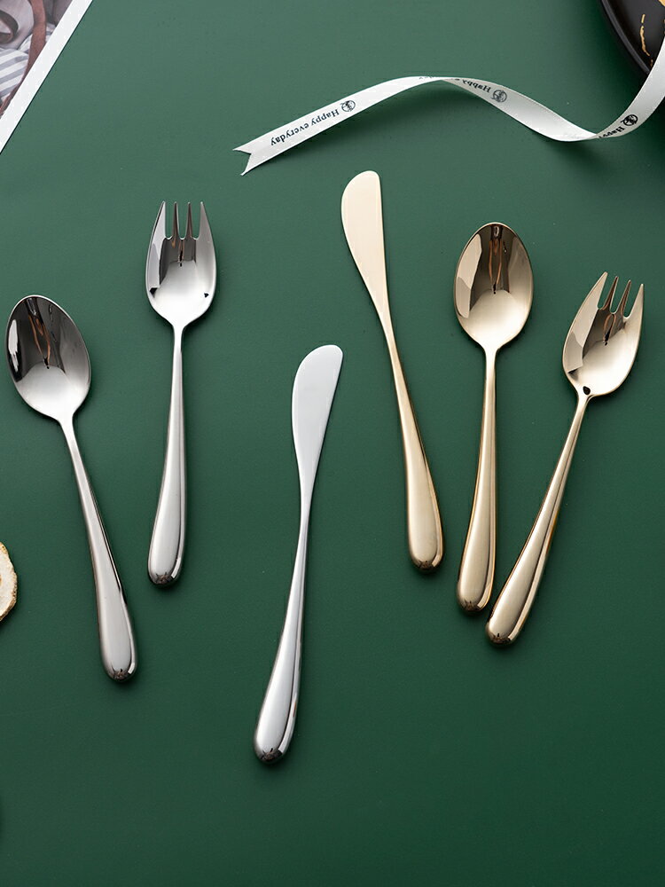 家用兒童刀叉套裝不銹鋼西餐餐具勺子叉子牛排叉勺三件套