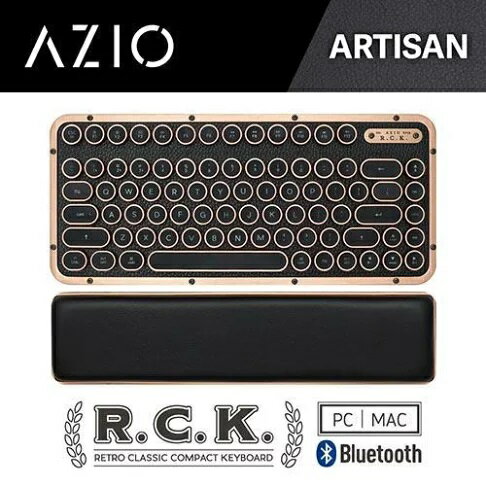 【hd數位3c】AZIO Retro Classic ARTISAN BT 牛皮復古打字機鍵盤/鋅鋁合金框架/中文版【下標前請先詢問 有無庫存】