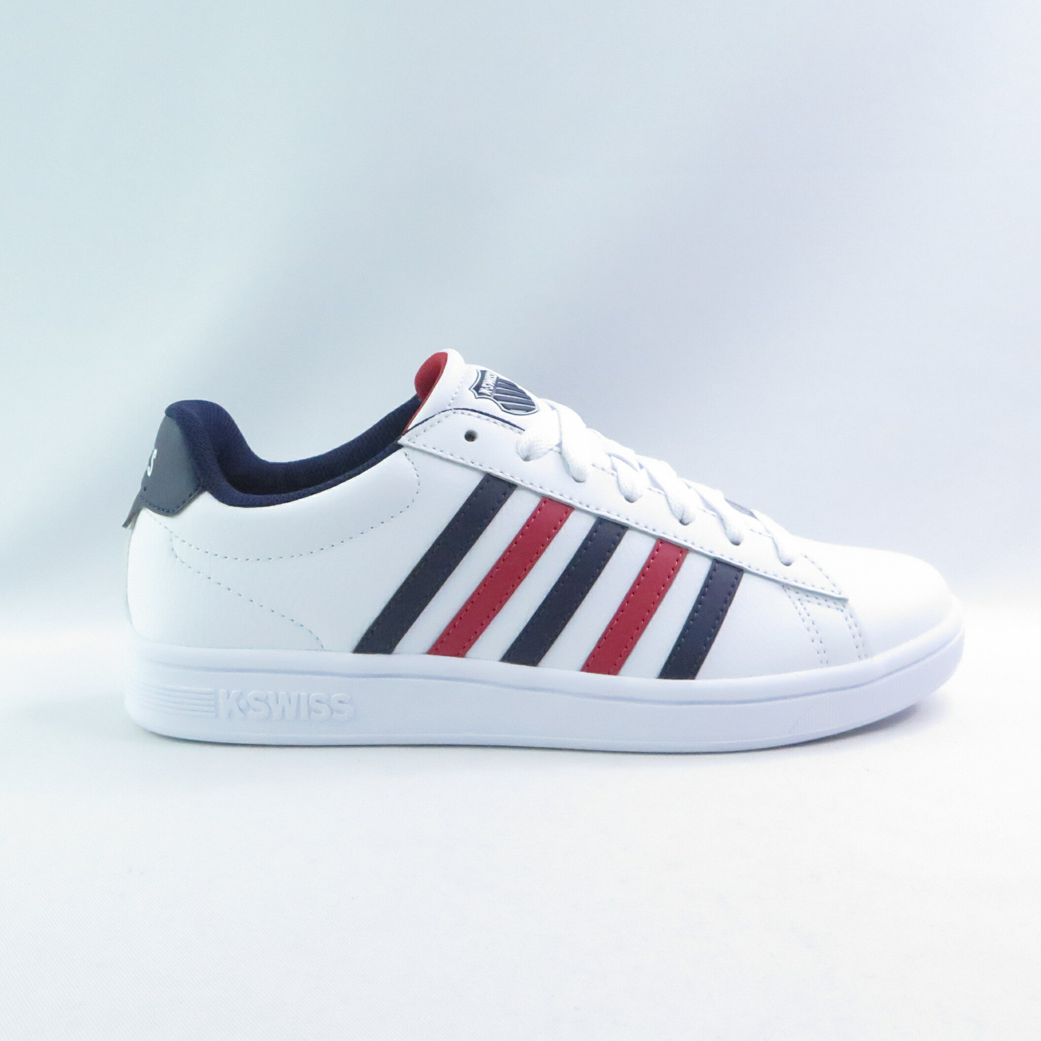 K-SWISS 04413983 Court Tiebreak II 男款 休閒鞋 白/藍紅【iSport愛運動】