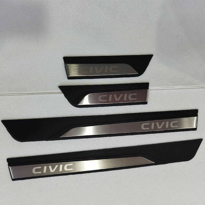 適用於 本田FIT 思域 CIVIC CRV VEZEL HRV 雅閣 門檻條 迎賓踏板