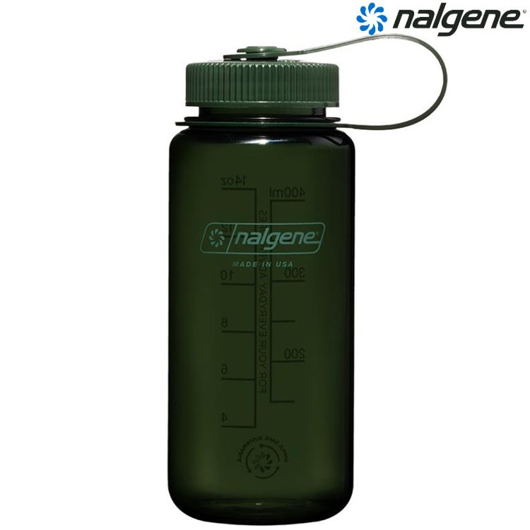 Nalgene 500cc 寬嘴水壺/運動水瓶/寬口瓶 Tritan Sustain 美國製 2020-3316 碧玉