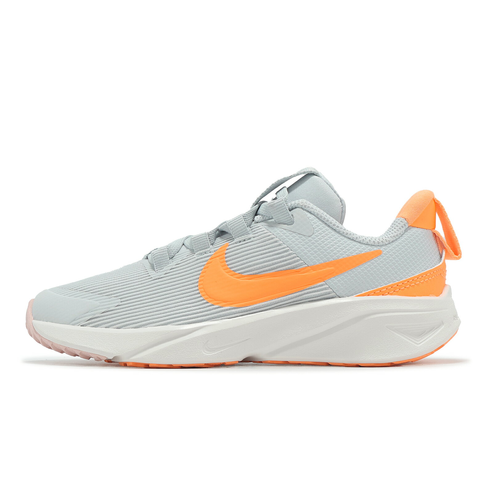 Nike 運動鞋 Star Runner 4 NN PS 童鞋 中童 灰藍 橘 小朋友 慢跑鞋