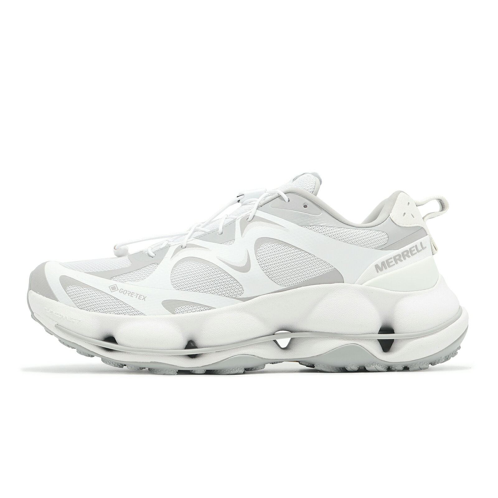 Merrell 戶外鞋 Speedarc Matis GTX 男鞋 白 防水 抽繩 緩衝 黃金大底 山系