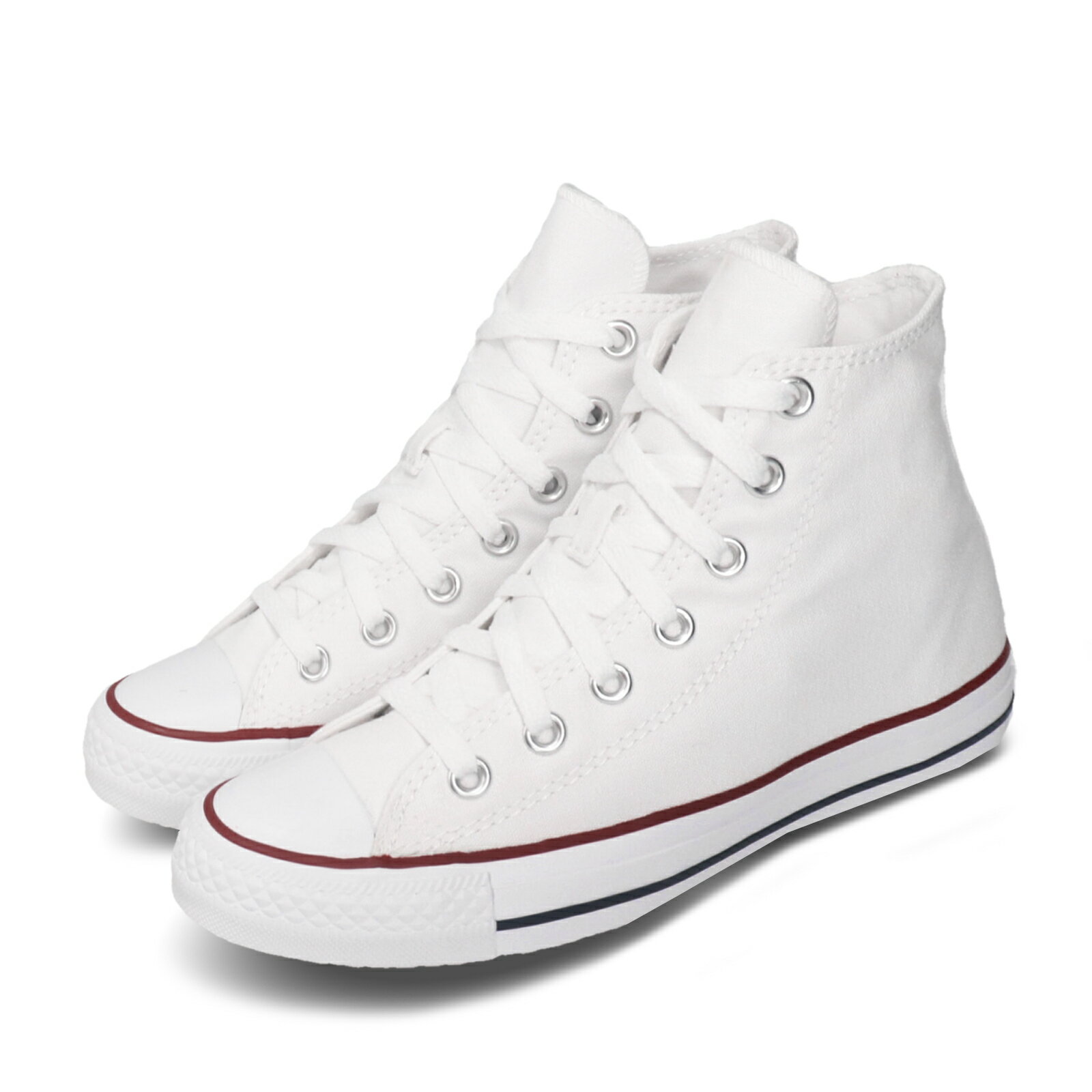 Converse 帆布鞋 Chuck All Star 高筒 基本款 白 紅 情侶鞋 休閒鞋 男鞋 女鞋 M7650C #雙12限定 7