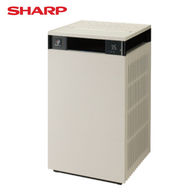 【SHARP夏普】27坪Purefit自動除菌離子空氣清淨機(奶油白) FP-S90T-W