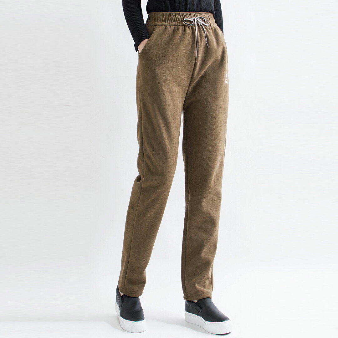 燈芯絨厚實搖粒保暖褲(M-2L) 【B350105】