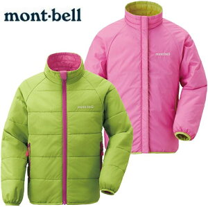 Mont-Bell 小朋友保暖外套/雙面穿化纖外套/夾克 小童款 Thermawrap 1101449 SGLF 春綠粉雙色