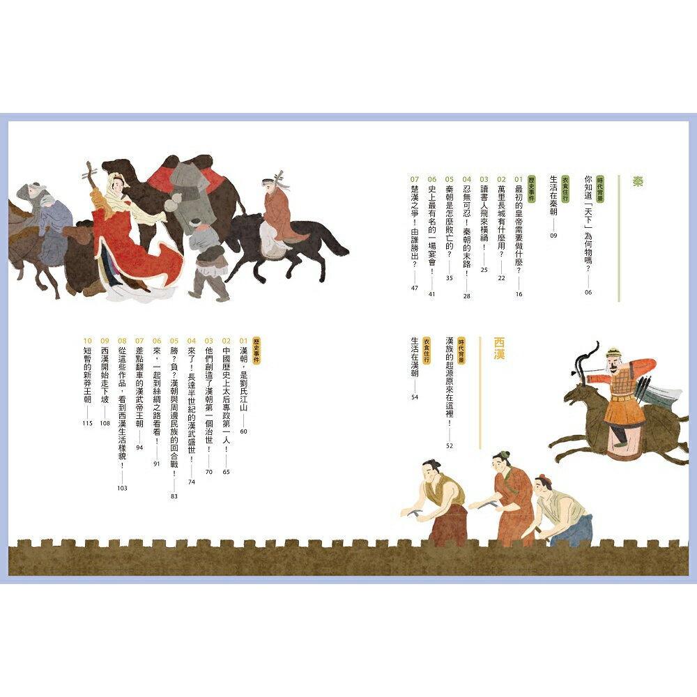 太喜歡歷史了！【給中小學生的輕歷史】①～⑩：從原始時代到民國/知中編委會／著；蔣講太空人、Yoka、子魚非、黃夢真／插畫 3