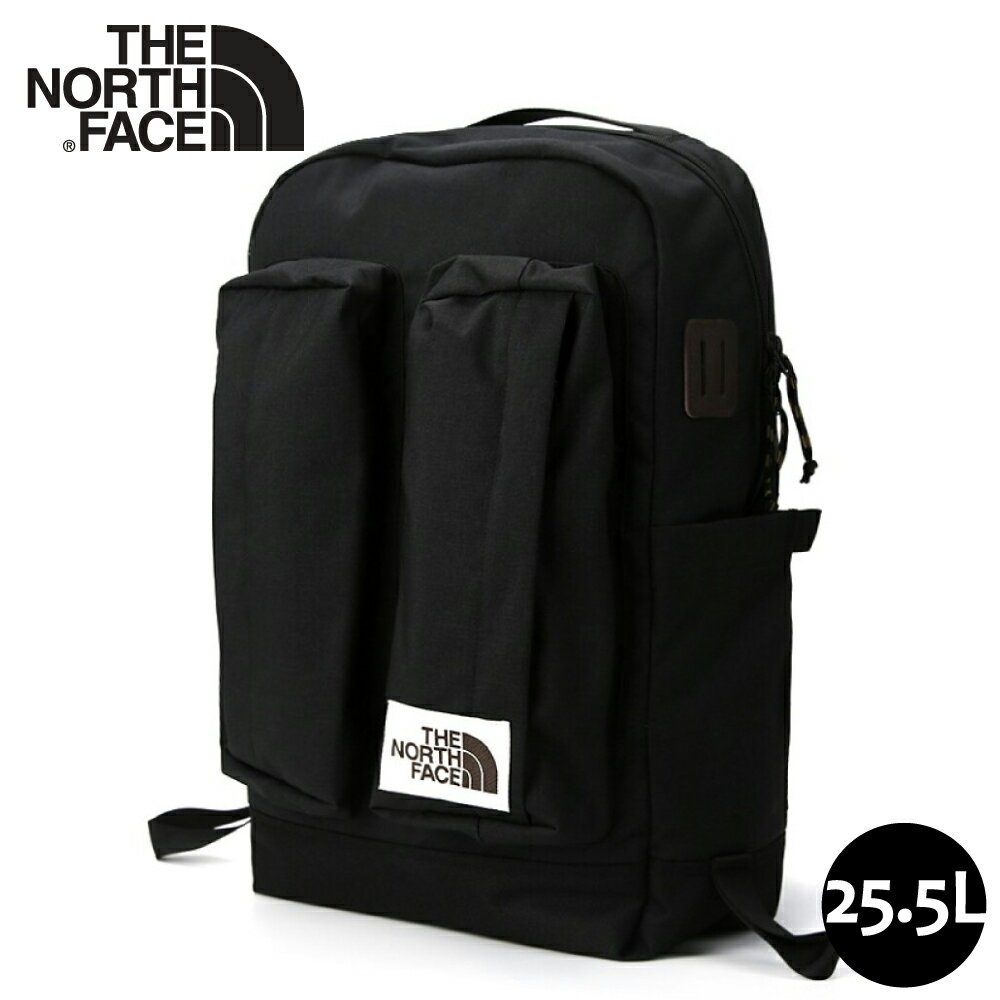【The North Face 25.5L 經典懷舊後背包《黑》】3KY4/舒適防護休閒後背包/多功能休閒背包
