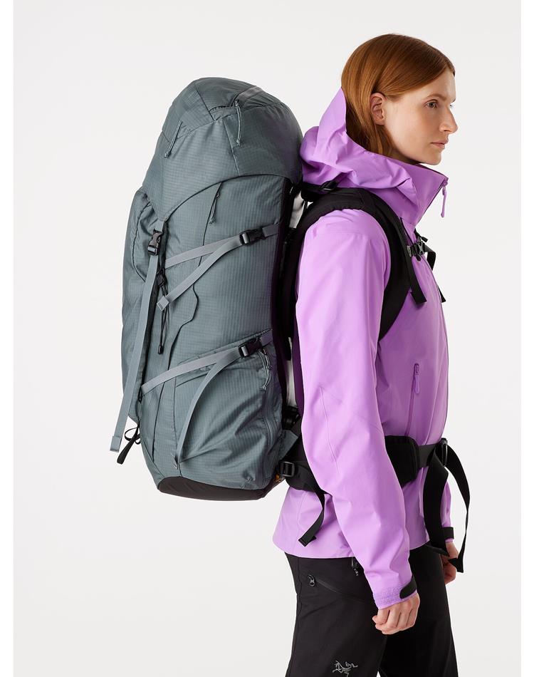 Arcteryx 始祖鳥Bora 60 女款登山背包25177/X000006958 深銀翼灰Dark 