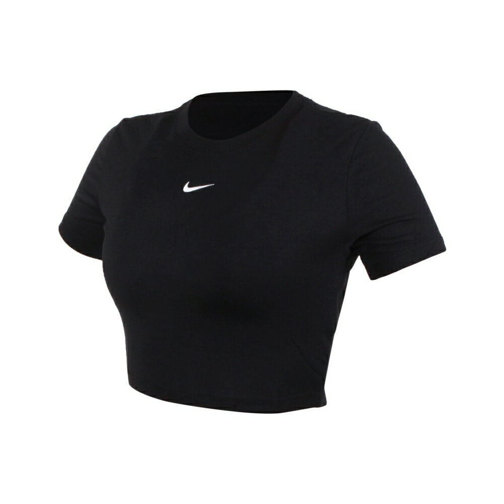 NIKE 女短版短袖T恤(休閒 上衣「DD1329-010」≡排汗專家≡