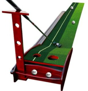 美琪 室內高爾夫草坪練習器 實木迷你推桿練習器
