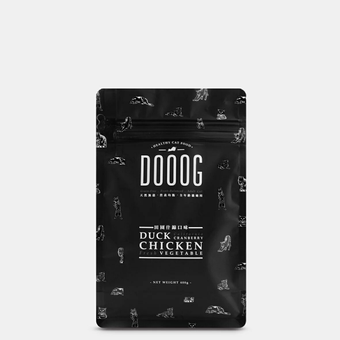 Dooog - 【無穀貓糧】田園什錦400g 002002
