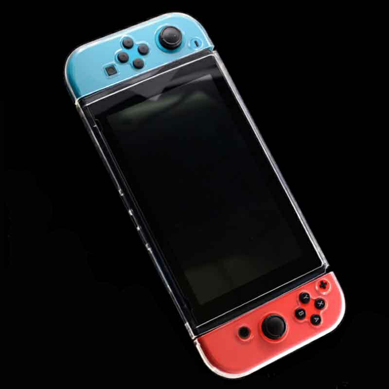 N-Switch分離式主機水晶殼 PC強化材質 邊角圓滑 水晶清透 防撞耐磨 霧面磨砂