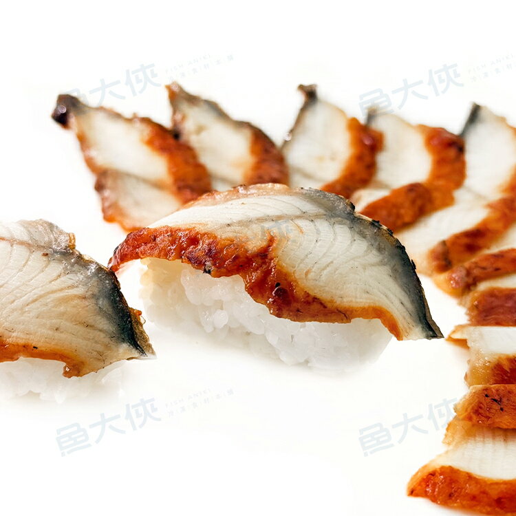握壽司-蒲燒鰻魚切片(20片/120g/盤)#鰻魚-2E4A【魚大俠】FH398