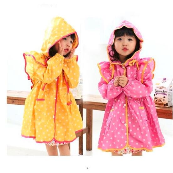 🌈免運大促最後一天🌈INS熱銷韓國時尚可愛雙排扣雨衣公主雨衣兒童時尚雨衣