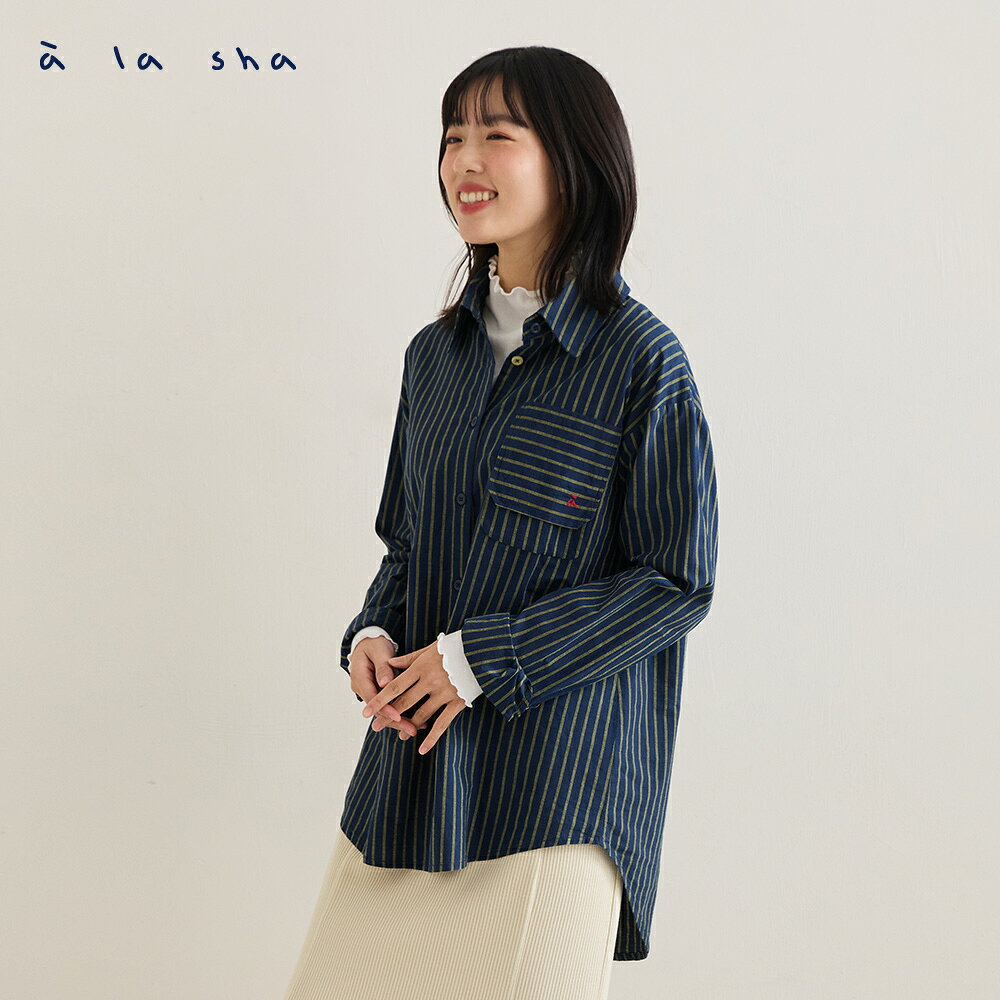 a la sha 經典寬鬆襯衫 2