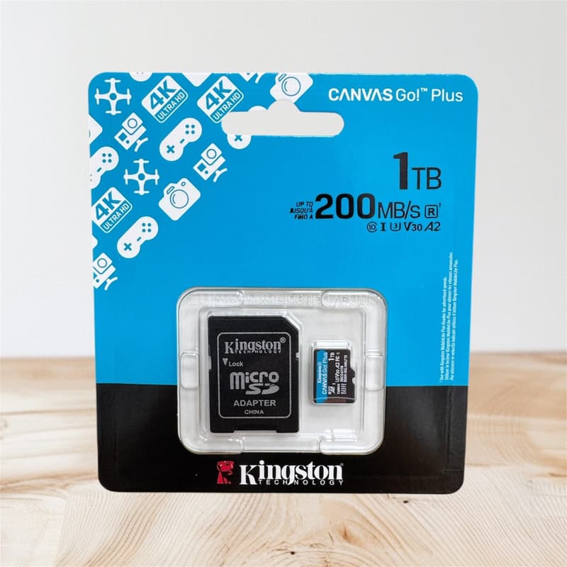 【中壢-水世界】Kingston 金士頓 MICRO【V30 1TB 讀取200 寫入160】TF 台灣製 公司貨