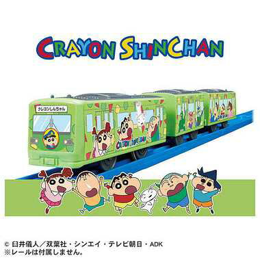 《TAKARA TOMY》PLARAIL 鐵道王國 ES 蠟筆小新列車 東喬精品百貨