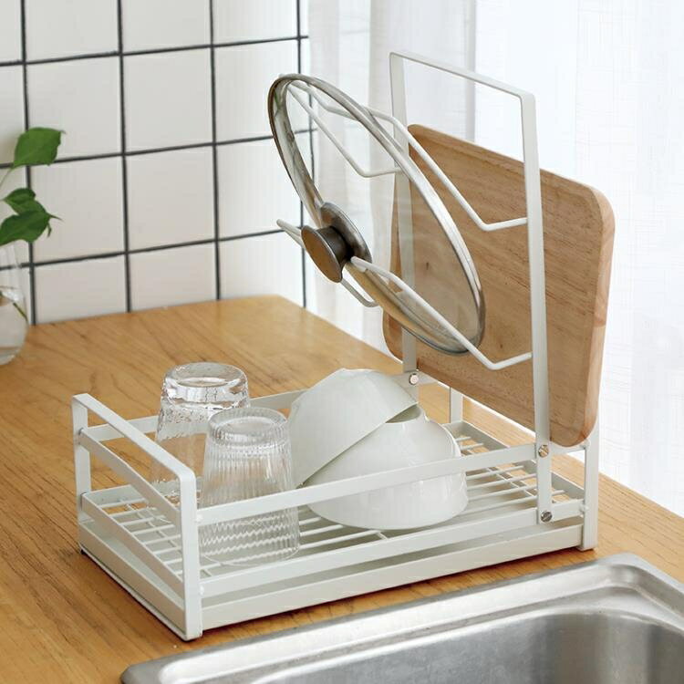 放碗碟架瀝水架廚房盤子杯子餐具碗筷收納架瀝水籃晾碗架鍋蓋架