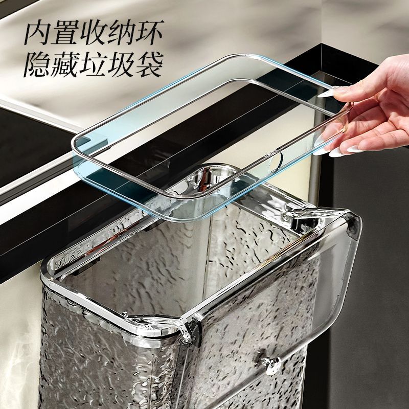 【免運/可開票】商用垃圾桶 環衛垃圾桶 戶外垃圾桶 大型垃圾桶 分類垃圾桶 廚房垃圾桶掛式家用新款壁掛廁所廚餘大容量壁掛帶蓋收納桶