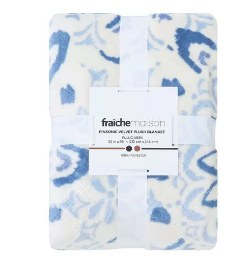 Fraiche Maison 雙人舒適毯 陽光藍