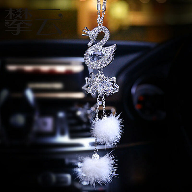 捕夢網掛飾 汽車羽毛掛件抖音同款網紅女神款吊飾可愛捕夢網ins後視鏡裝飾品【MJ10098】