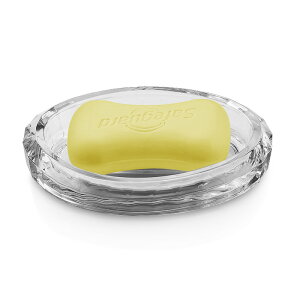 簡約玻璃香皂盒透明加厚肥皂盒酒店家用衛生間浴室手工香皂碟皂托