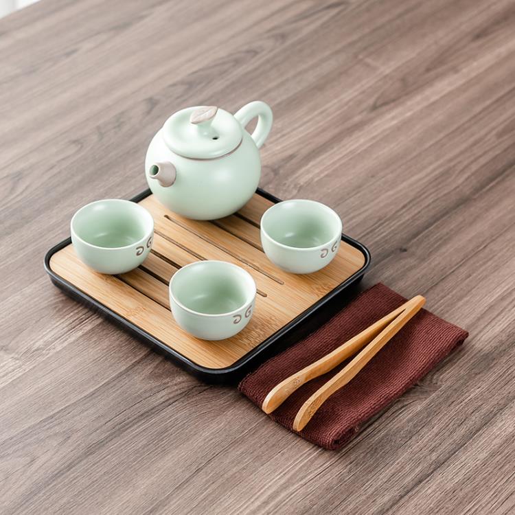 【樂天好物】小型功夫茶具套裝家用會客整套泡茶壺茶杯碗自動小茶盤簡約茶臺