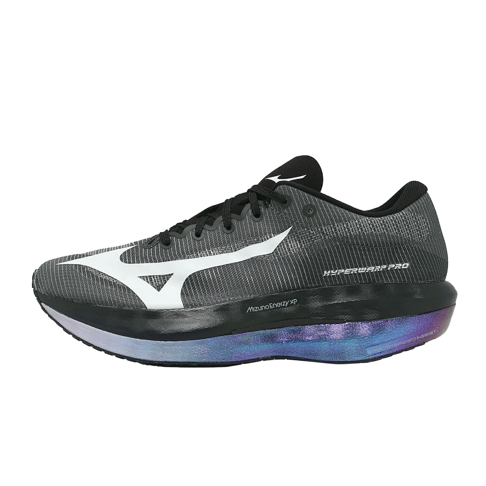 Mizuno 美津濃 競速跑鞋 Hyperwarp Pro 男鞋 灰 輕量 厚底 推進 馬拉松 J1GC2689-99
